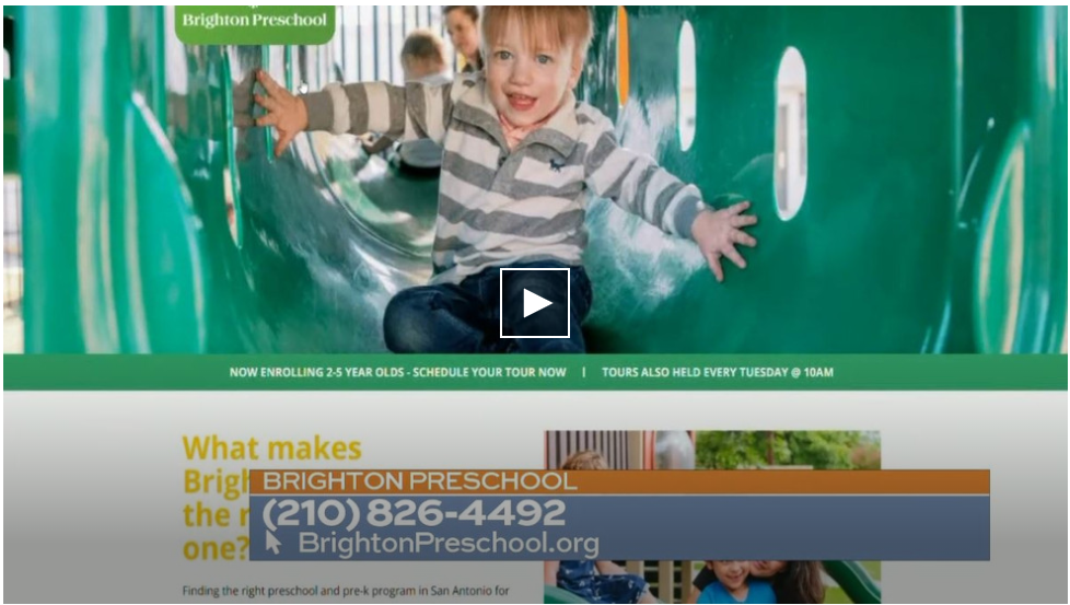 Brighton Preschool San Antonio Living Video