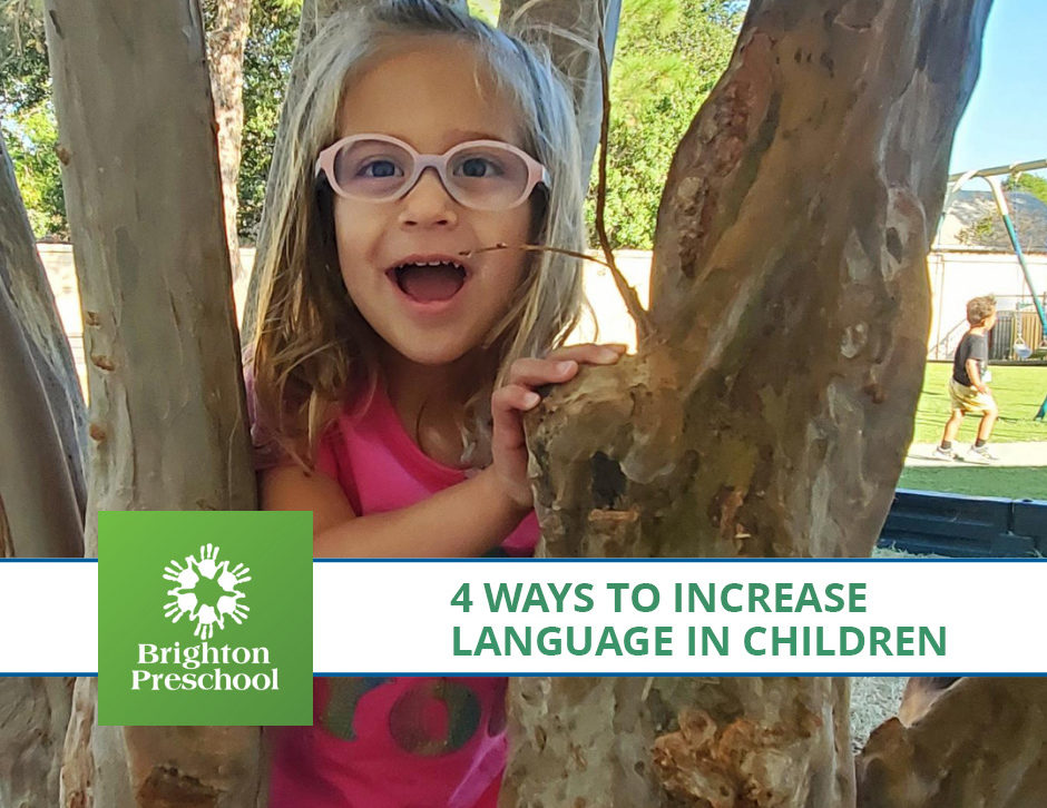 How to expand your child's vocabulary with child playing in tree