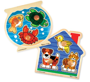 Jumbo Knob Wooden Puzzles Recommended by Brighton Center