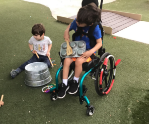 Brighton Preschool Students Playing in Playground